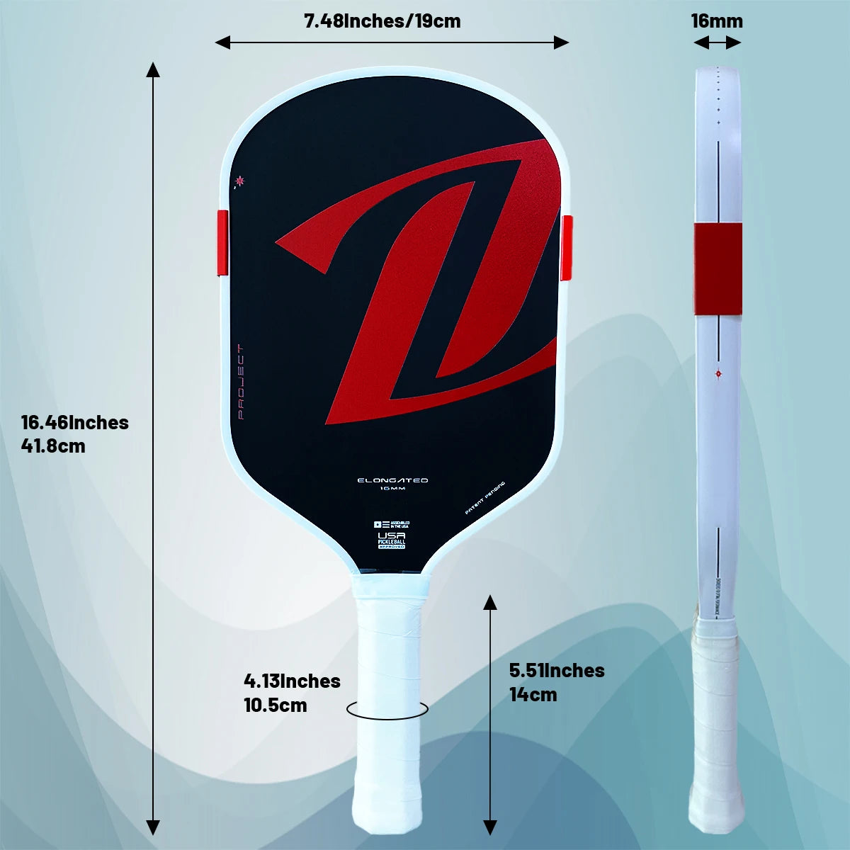 Boom/Project/-Level Quality Pickleball Paddle | True-to-Original Foam Core|Multi-Strata Face|Power&Control