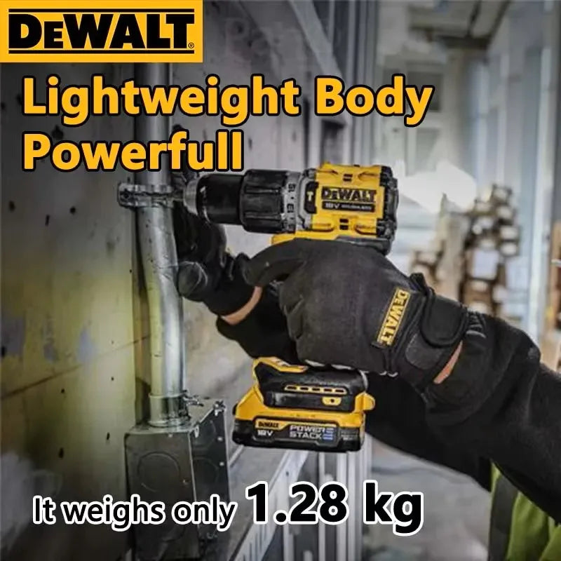 DEWALT Lithium Battery 20V Rechargeable Brushless Compact Electric Screwdriver Hand Drill Impact Drill DCD805