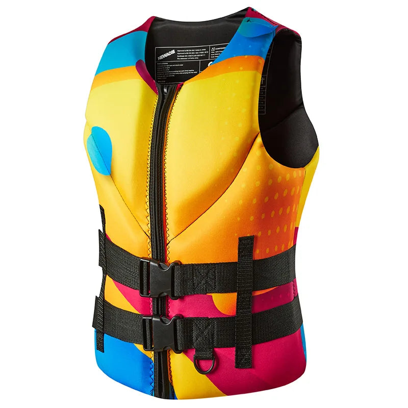 Life Vest for Adults Kayak KiteSurf Jet Ski Life Jacket Motorboats Raft Rescue Swim Drifting Boat Wakeboard Fishing Life Jackets
