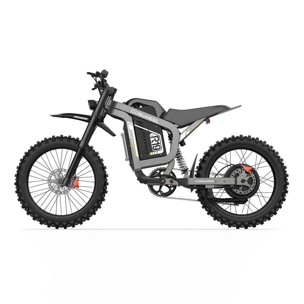 Coswheel Electric Bike 6000W Motorcycles R19 72V 40AH Battery Dirt Mountain Bike Lightweight Off-Road EBike For Adult