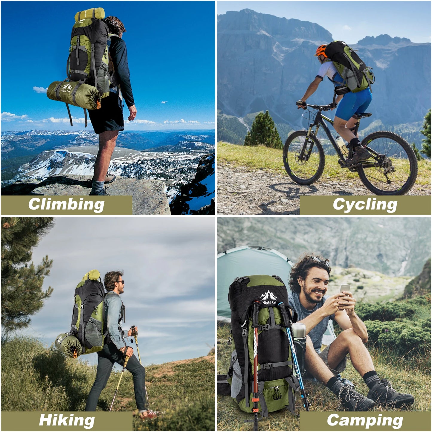 Guangdong Trekking Backpack For Men Women Waterproof