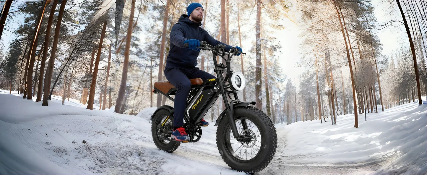 Bodywel M16 Off-Road Electric Bike for Adults 1500W Motor 48V 15AH Battery Fat Tire Mountain Moped Ebike All-Terrain Motorcycle