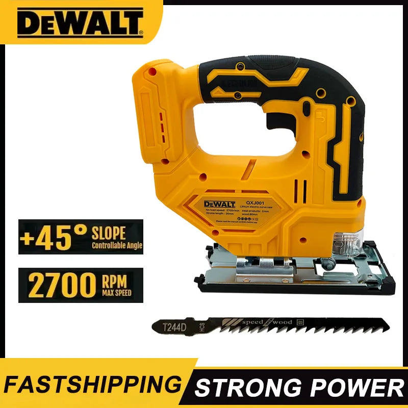Dewalt 2700RPM Brushless Curve Saw 20V Cordless Electric Jig Saw Portable Multifunction Adjustable Woodworking Power Tool