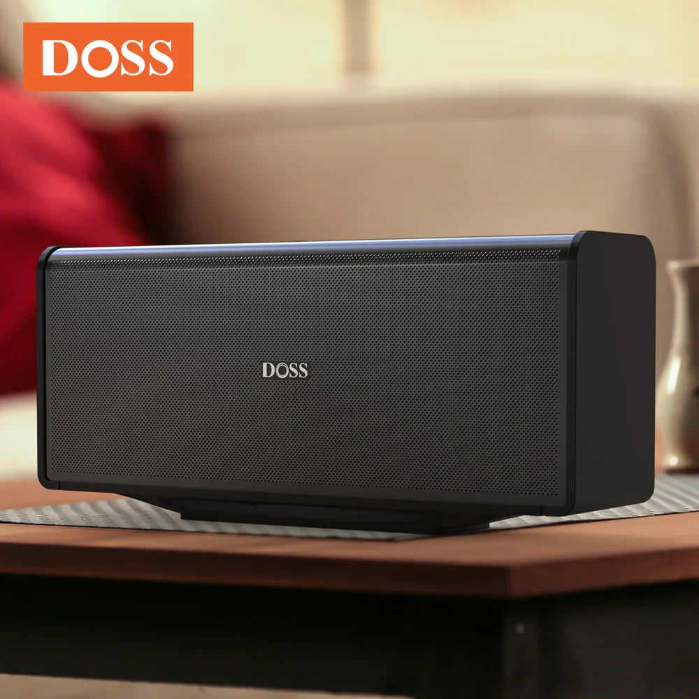 DOSS Home Bluetooth Speaker 80W Powerful Sound Bass Subwoofer Sound Box TWS Stereo Pairing 18 Hours Playtime Wireless Speakers