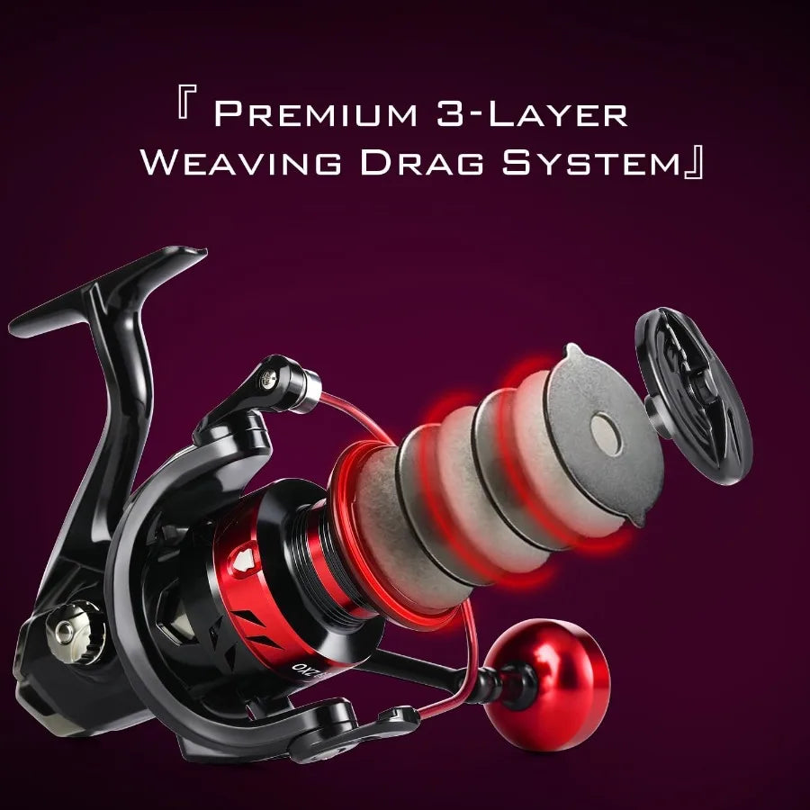 Ultralight Graphite Spinning Fishing Rod and Reel Combo for Precision Casting and Light Tackle Applications 2Piece Design with