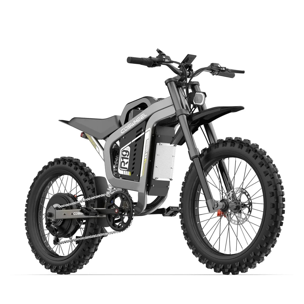 Coswheel Electric Bike 6000W Motorcycles R19 72V 40AH Battery Dirt Mountain Bike Lightweight Off-Road EBike For Adult