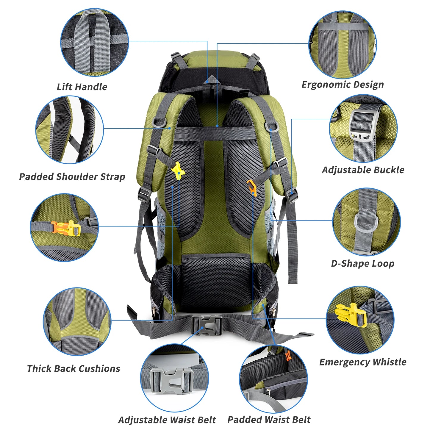 Guangdong Trekking Backpack For Men Women Waterproof