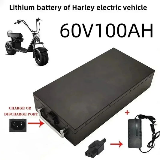 Air fast transportation 60V New Full Capacity Power 18650 Lithium Battery 20ah-100ah Lithium Battery Pack Suitable for 250-2000W