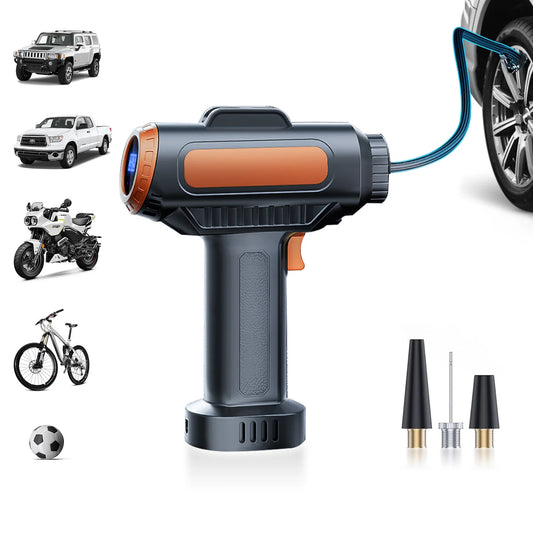 BELIBUY Wireless Portable Tire Inflator Tire Inflator Pump Car Tire Inflator Bicycle Air Pump With LED Display Electric Inflator