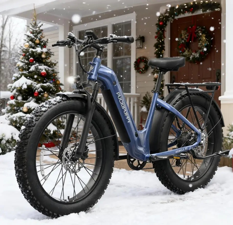 Electric Bike for Adults 960W, 26" Fat Tire, Step-Through Design Electric Mountain Hunting Bike, 48V 15AH Max 28MPH, Customized