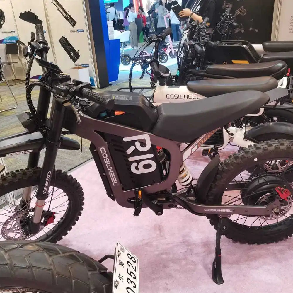 Coswheel Electric Bike 6000W Motorcycles R19 72V 40AH Battery Dirt Mountain Bike Lightweight Off-Road EBike For Adult