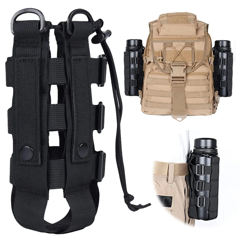 Camping Water Bottle Holder Pouch Multi Use Kettle Carrier