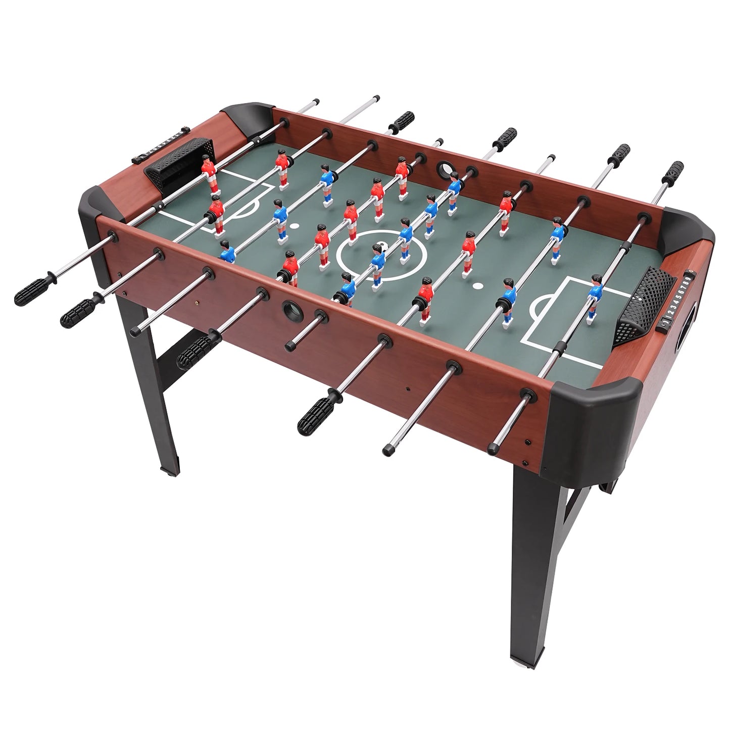 47.2in Foosball Table Competition Sized Set Soccer Table Game for Indoor Family Arcade Game Room